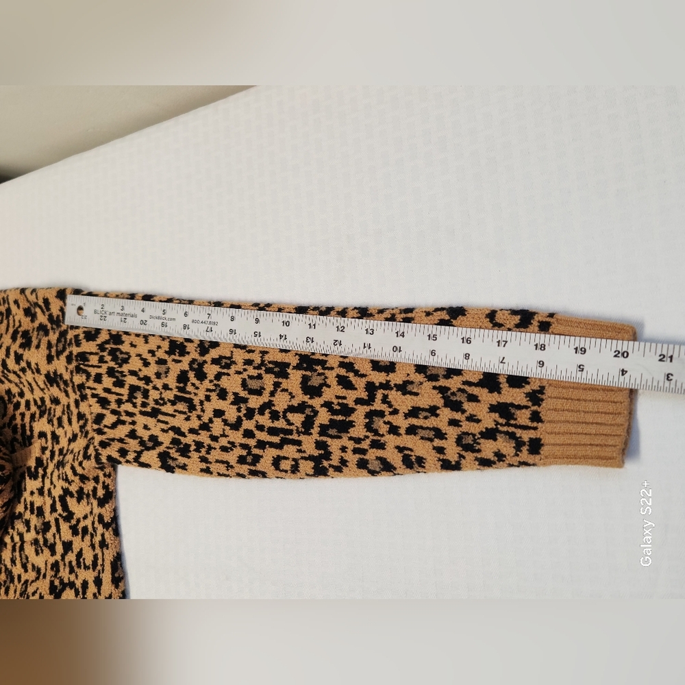 Crewcuts Girls Leopard Print Cardigan Size XL (12-13).  #E15 - Picture 10 of 12